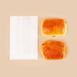SAC VIENNOISERIE KRAFT BLANC N°3 140+70X210MM ~1000