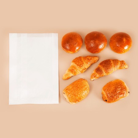 SAC VIENNOISERIE KRAFT BLANC N°7 250+70X350MM ~1000