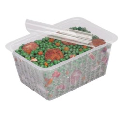 BARQUETTE SCELLABLE TRANSLUCIDE ALPHACEL PP 500G 137X96 H66MM ~100