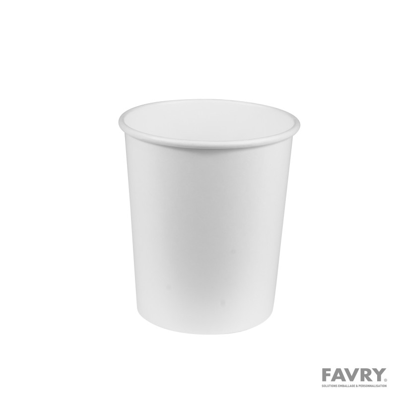 POT A SOUPE~GLACE CARTON BLANC ISOTHERME 780ML Ø117.5 H.109MM ~25 couv 10316