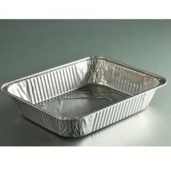 PLAT GASTRONORME ALUMINIUM 1~2 PG3500 298X236X60MM ~100 couv 13673