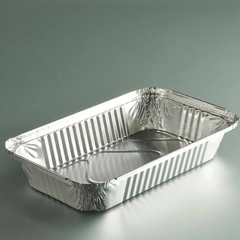 PLAT ALUMINIUM 1170ML OPERCULABLE 263X160X40MM ~100 couv 12574