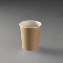 GOBELET CARTON BRUN 25CL PLEIN 30CL Ø80MM ~50 couv 33566-34922-35922-38746-38408