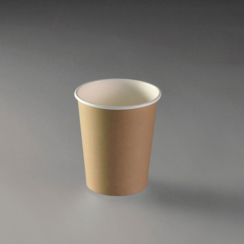 GOBELET CARTON BRUN 25CL PLEIN 30CL Ø80MM ~50 couv 33566-34922-35922-38746-38408