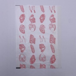 PAPIER THERMOSCELLABLE BLANC 60Grs SANS IMPRESSION BOBINOT LARG 50CM DE 10KG