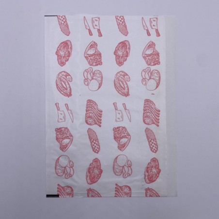 PAPIER THERMOSCELLABLE BLANC 60Grs SANS IMPRESSION BOBINOT LARG 50CM DE 10KG