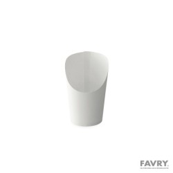 POT WRAP CARTON BLANC 150GR Ø8X12CM ~50