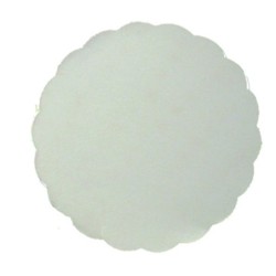 ROND FESTONNE CARTON BLANC Ø15CM ~250