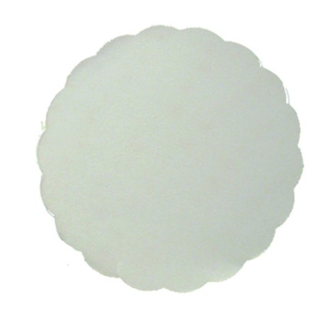 ROND FESTONNE CARTON BLANC Ø15CM ~250