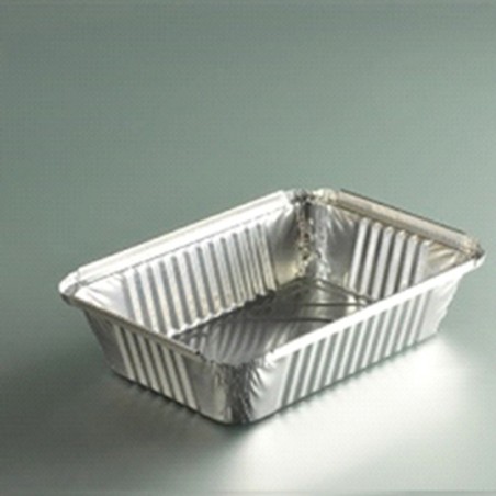 PLAT ALUMINIUM 1070ML OPERCULABLE 218X155X46MM ~100 couv 12573