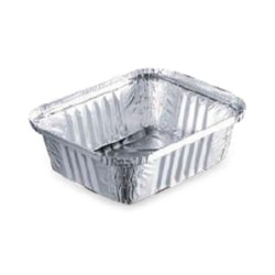 PLAT ALUMINIUM 435ML OPERCULABLE 146X121X40MM ~100 couv 13639