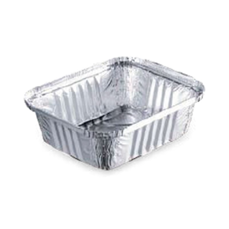 PLAT ALUMINIUM 435ML OPERCULABLE 146X121X40MM ~100 couv 13639