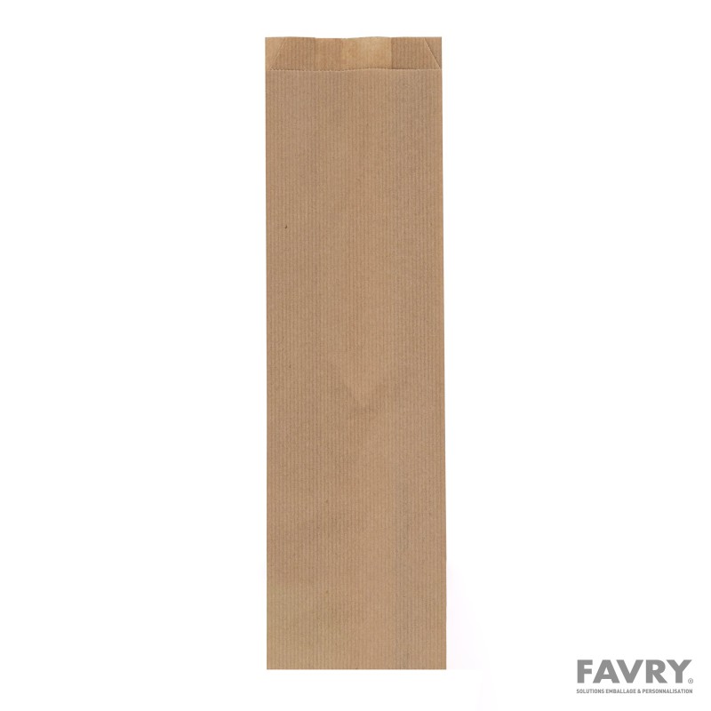 SAC BAGUETTE~SANDWICH KRAFT BRUN 100X55X350MM ~1000