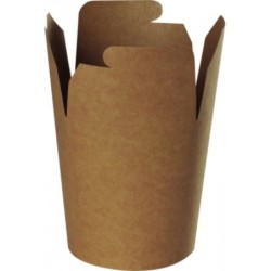 BOITE A PATE RONDE CARTON BRUN 480ML ~50