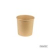 BOITE A PATE RONDE CARTON BRUN 780ML ~50