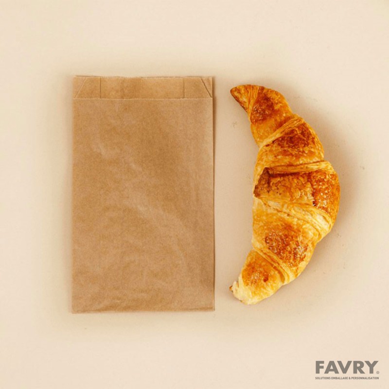SAC VIENNOISERIE KRAFT BRUN N°2 120+50X210MM ~1000