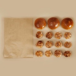 SAC VIENNOISERIE KRAFT BRUN N°7 250+70X350MM ~1000