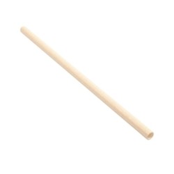 CHALUMEAU PAILLE PAPIER KRAFT BRUN 21CM Ø8MM ~250