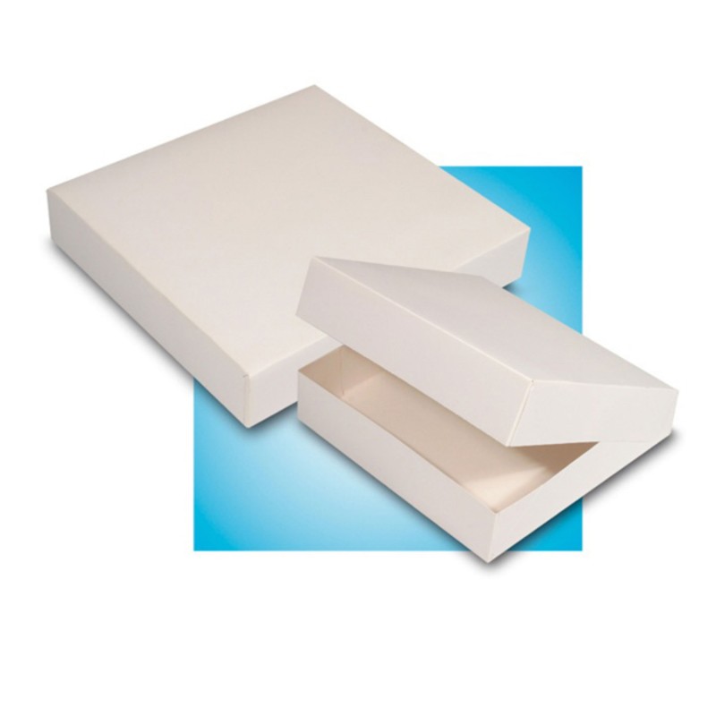 BOITE PATISSIERE BLANCHE 28X08CM ~50