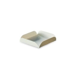 CARRE RAINE CARTON BLANC 13X13+2CM ~500