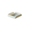 CARRE RAINE CARTON BLANC 13X13+2CM ~500