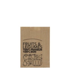 SAC FRUIT 500G KRAFT BRUN WS 35Grs 14+7X21CM IMP.PP ~1000
