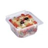 BARQUETTE COUVERCLE CHARNIERE OPTIPACK PET 500G 135X125X50MM ~50