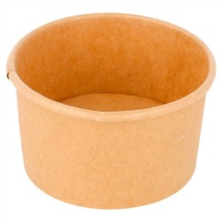 POT A GLACE CARTON BRUN 70ML Ø65 H39MM ~50 couv 34786