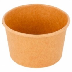 POT A GLACE CARTON BRUN 120ML Ø77 H47MM ~50 couv 34788