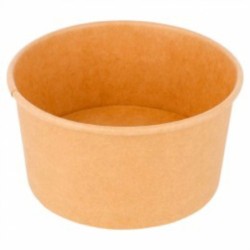 POT A GLACE CARTON BRUN 150ML Ø85 H45MM ~50 couv 34789