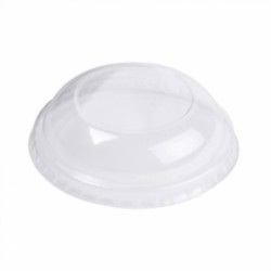 COUVERCLE DOME SANS TROU PET POUR POT GLACE Ø65MM ~100 pour 34778-34781