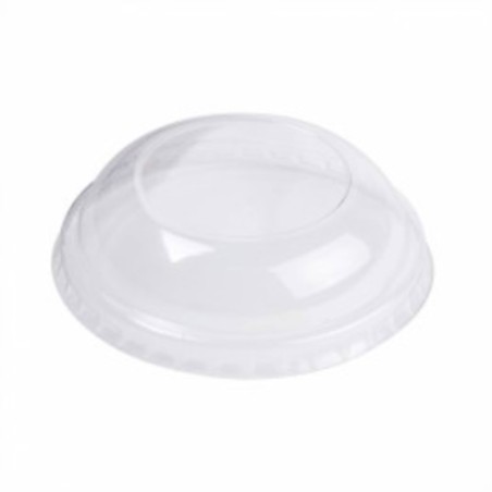COUVERCLE DOME SANS TROU PET POUR POT GLACE Ø65MM ~100 pour 34778-34781