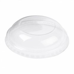 COUVERCLE DOME SANS TROU PET POUR POT GLACE Ø72MM ~100 pour 34782