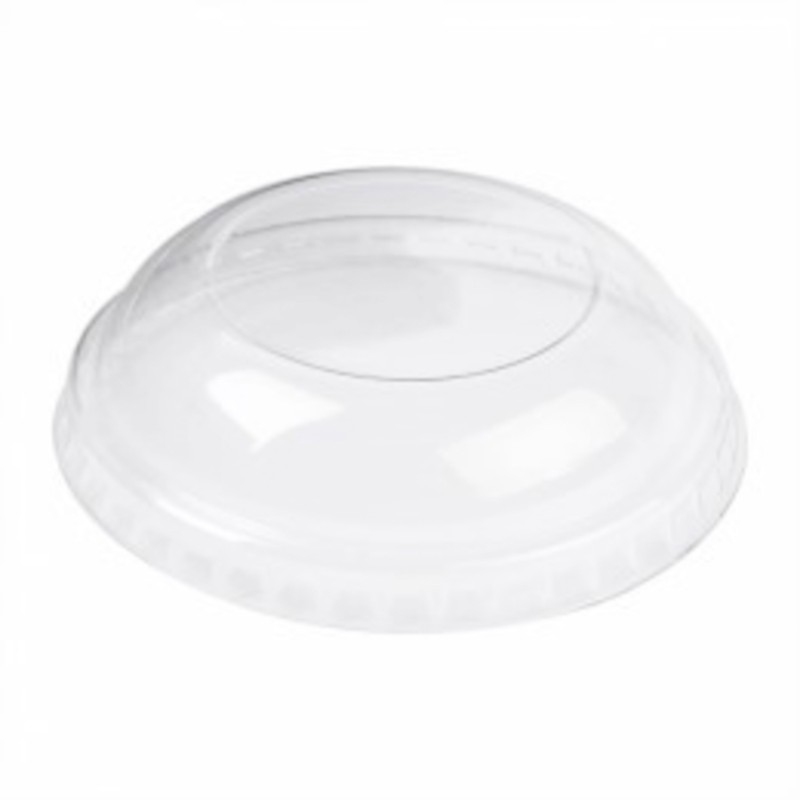 COUVERCLE DOME SANS TROU PET POUR POT GLACE Ø72MM ~100 pour 34782