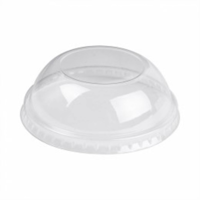 COUVERCLE DOME SANS TROU PET POUR POT GLACE Ø85MM ~100 pour 34784