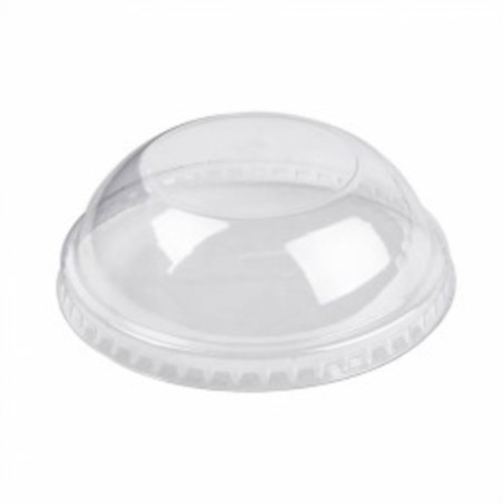 COUVERCLE DOME SANS TROU PET POUR POT GLACE Ø94MM ~100 pour 34713