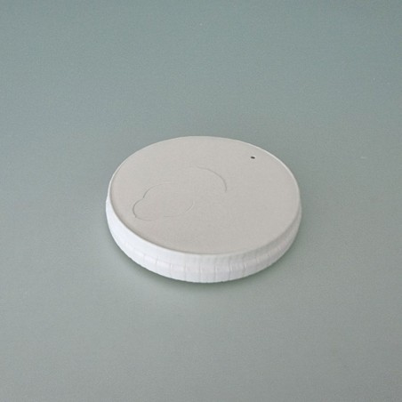 COUVERCLE CARTON BLANC Ø70MM+BEC VERSEUR ~50 pour 12262-35858-35859-36182
