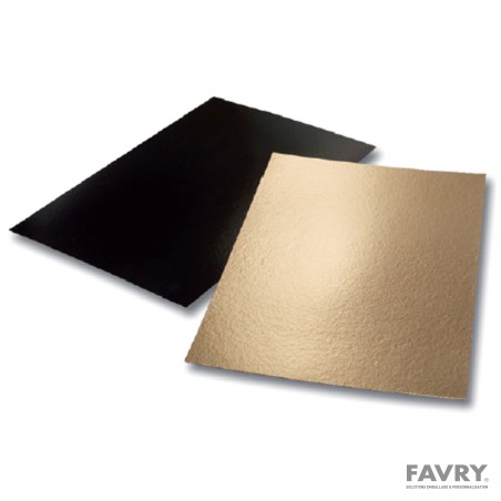 PLAQUE ANGLES DROITS OR~NOIR 40X60CM ~25