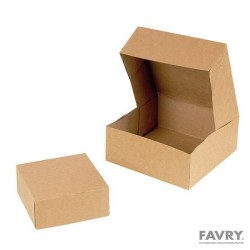 BOITE PATISSIERE KRAFT BRUN 29X05CM ~25