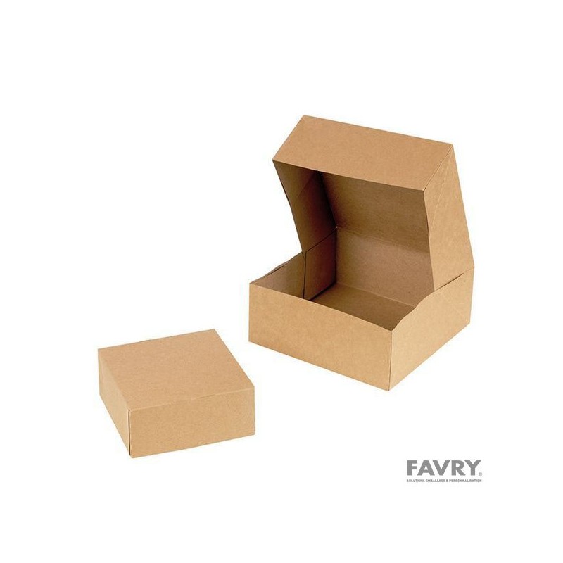 BOITE PATISSIERE KRAFT BRUN 29X05CM ~25