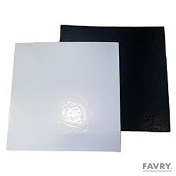 CARRE CARTON 950G NOIR~BLANC 24X24CM ~100