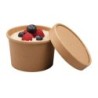 POT A SOUPE~GLACE CARTON BRUN ISOTHERME 350ML Ø91 H.85MM ~25 couv 10260