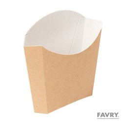 POCHETTE FRITE CARTON BRUN PM 85X35X110MM ~250