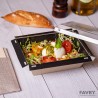BARQUETTE CARTON LUXIFOOD 600G 160X110 H53MM NOIR ~480 couv 34829-35513