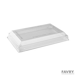 COUVERCLE PET BARQUETTE CARTON LUXIFOOD 650G H23MM ~480 pour 34827