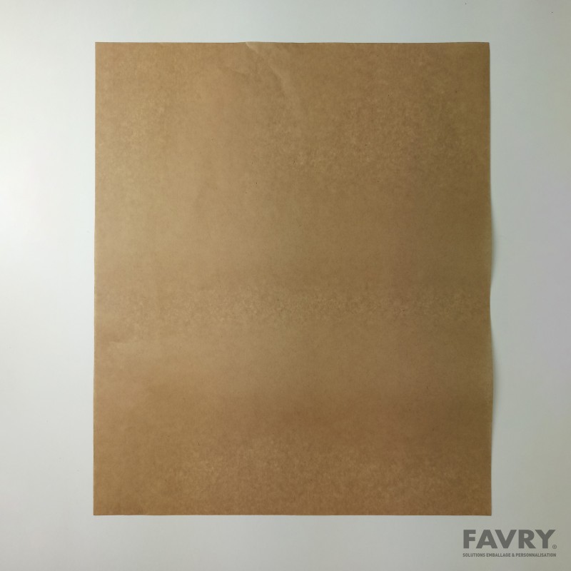 PAPIER INGRAISSABLE BRUN 40GRS FORMAT 31X43CM ~10KG