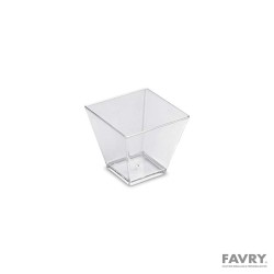 VERRINE CRISTAL PYRAMIDE PS 6CL 48X48 H.46MM ~30