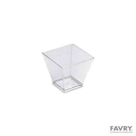 VERRINE CRISTAL PYRAMIDE PS 6CL 48X48 H.46MM ~30