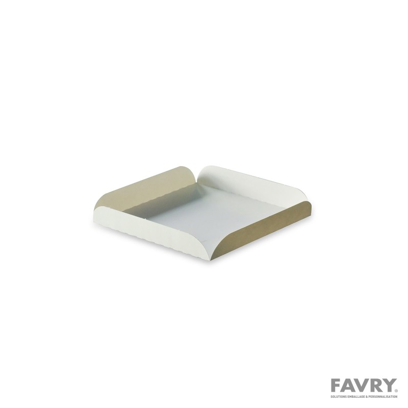 CARRE RAINE CARTON BLANC 15X15+2CM ~500