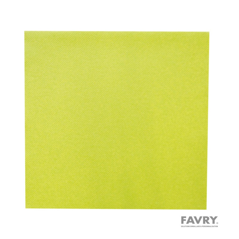 SERVIETTE INTISSEE 40X40 VERT ANIS KIWI ~50